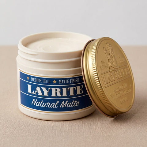 Layrite Natural Matte Cream | Mittlerer Halt & mattes Finish