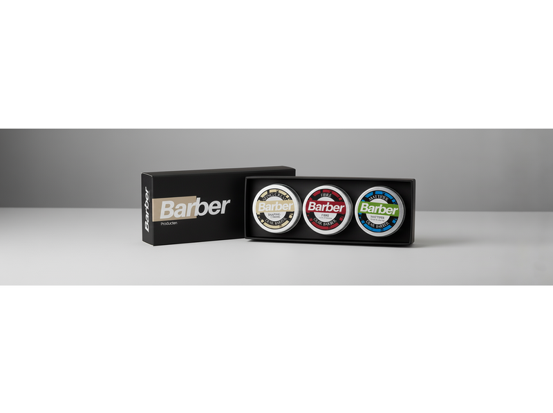 Barberproducten Samplebox – Sample-Box für Männer