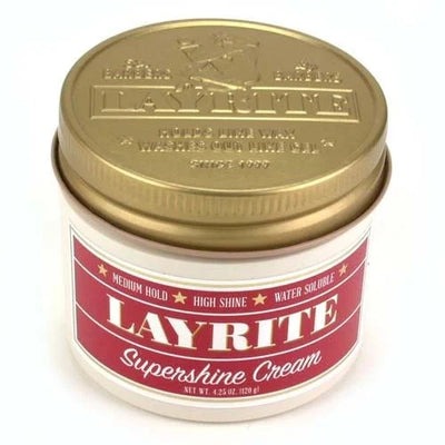 Layrite Supershine Cream | Mittlerer Halt & Hoher Glanz