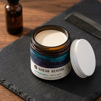 Shear Revival Northern Lights Matte Paste - open potje met zichtbare inhoud en textuur