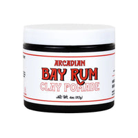 Arcadian Bay Rum Clay Pomade, Starker Halt, klassischer Duft