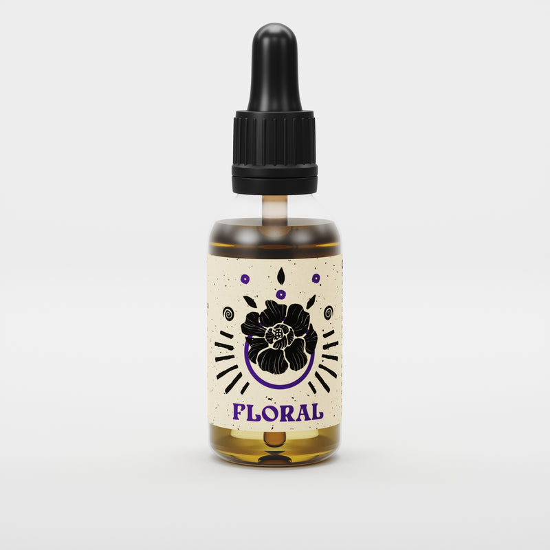 By Elementum Mollis Floral Beard Oil | Witte Bloemen, Bes & Mango