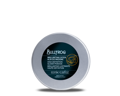 Bullfrog High Definition Glossy Pomade | Strakke hold, hoge glans