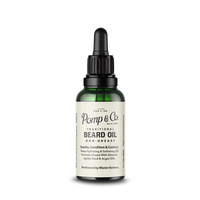 Pomp & Co. Beard Oil, Feuchtigkeitsspendendes Bartöl mit Lime & Black Pepper