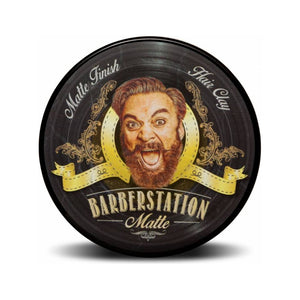 Barberstation Matte 120 ml - pot, bovenaanzicht