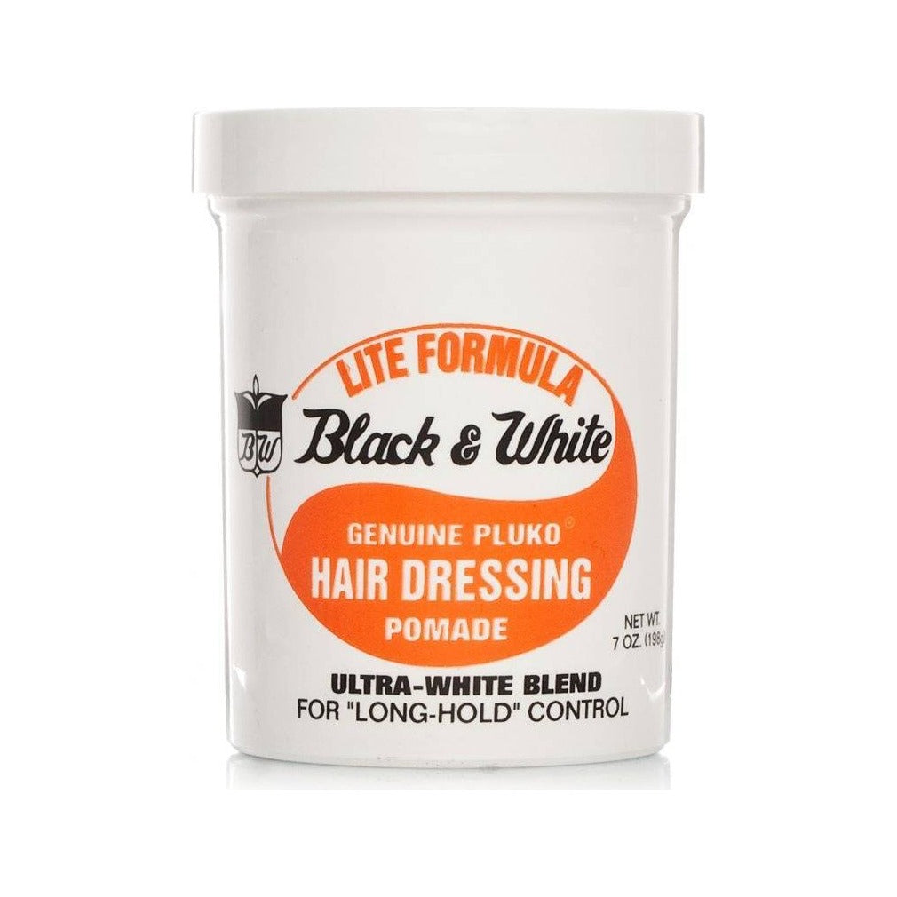 Black & White Lite Pomade 200 ml - pot, vooraanzicht