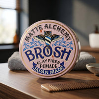 BROSH Clay Fiber Pomade - lifestyle setting