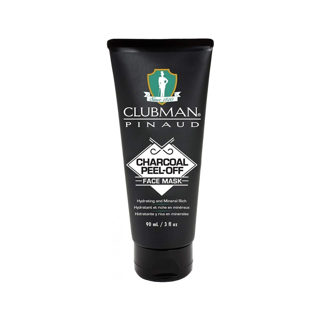 Ed. Pinaud Clubman Charcoal Peel-off Face Mask 90 ml - tube, vooraanzicht