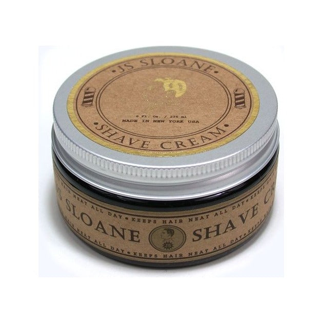 JS Sloane Scheercrème 236 ml - blik, vooraanzicht