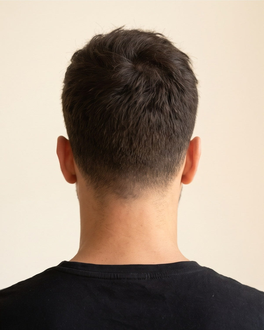 Low Taper Fade: hinten