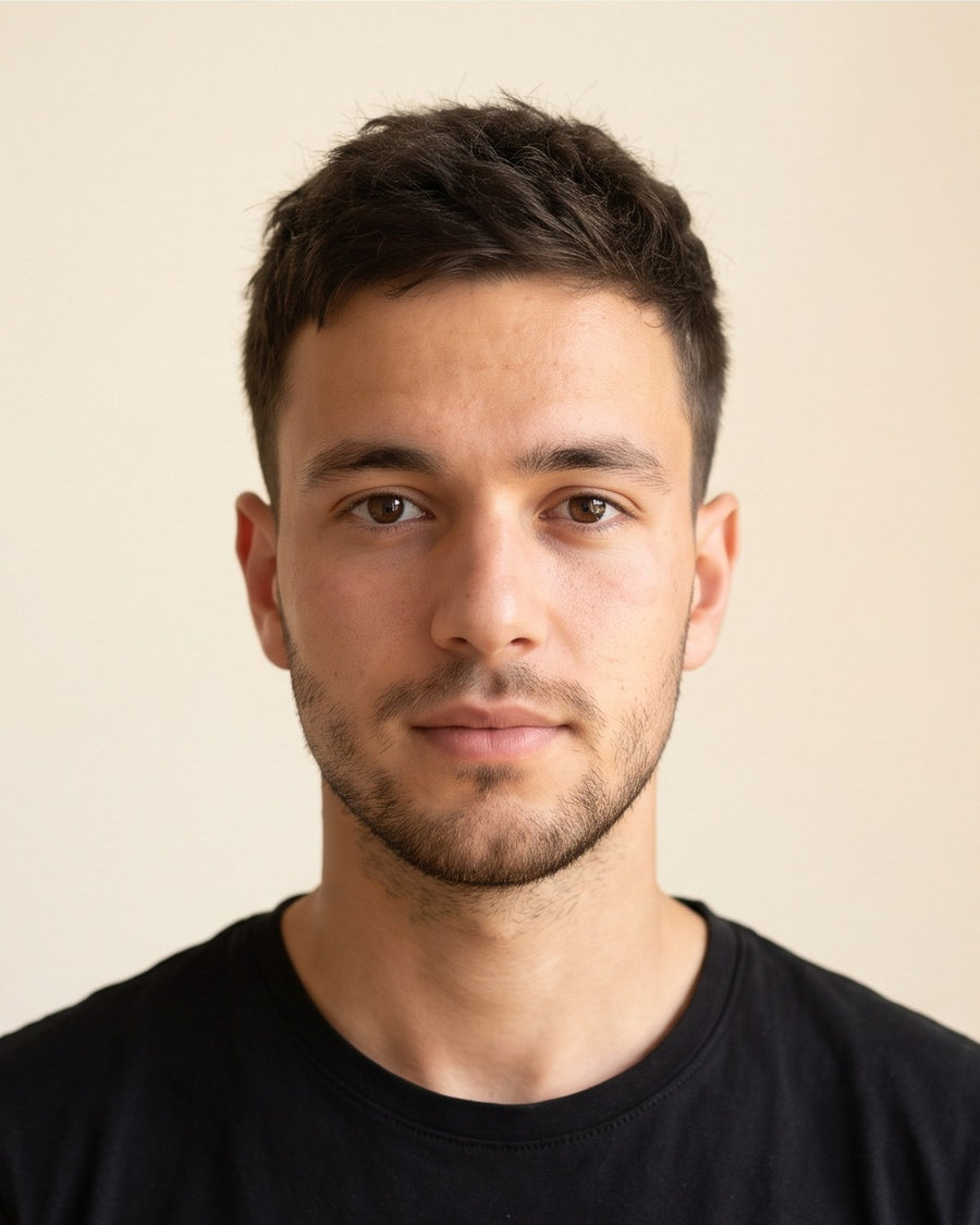 Low Taper Fade: vorne