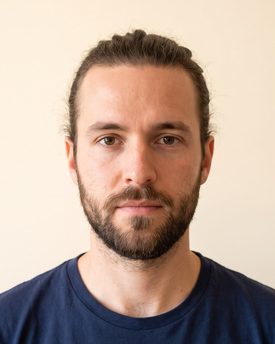 Man Bun: vorne