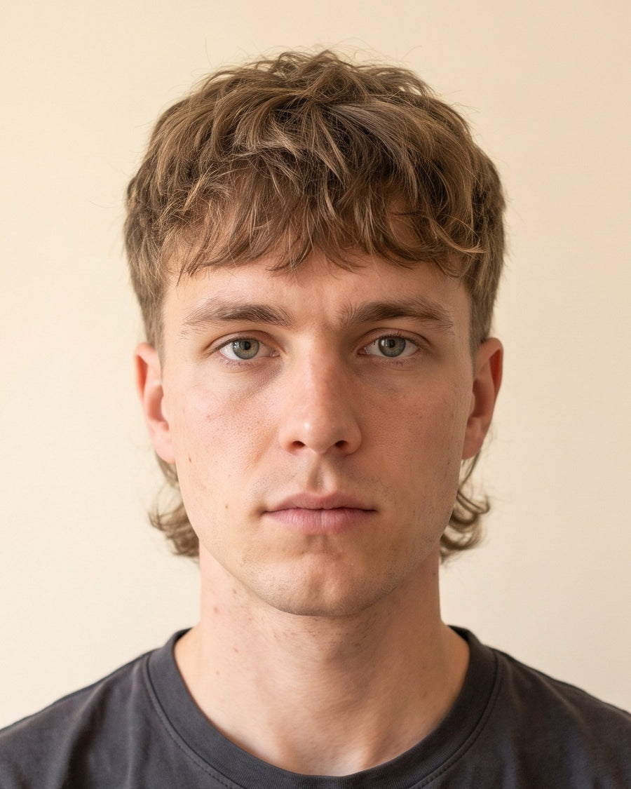Modern Mullet: vorne