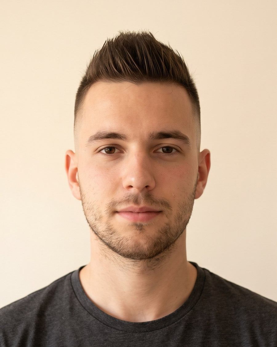Mohawk: vorne