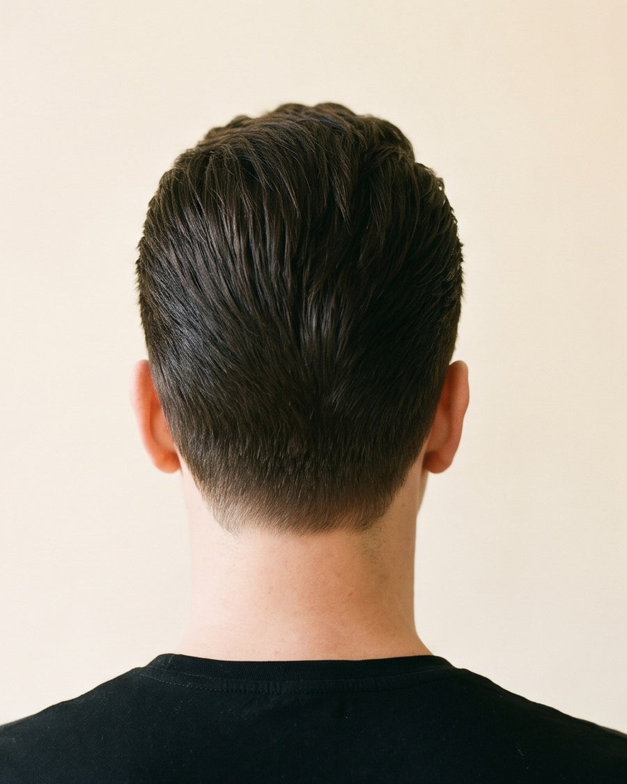 Pompadour: hinten