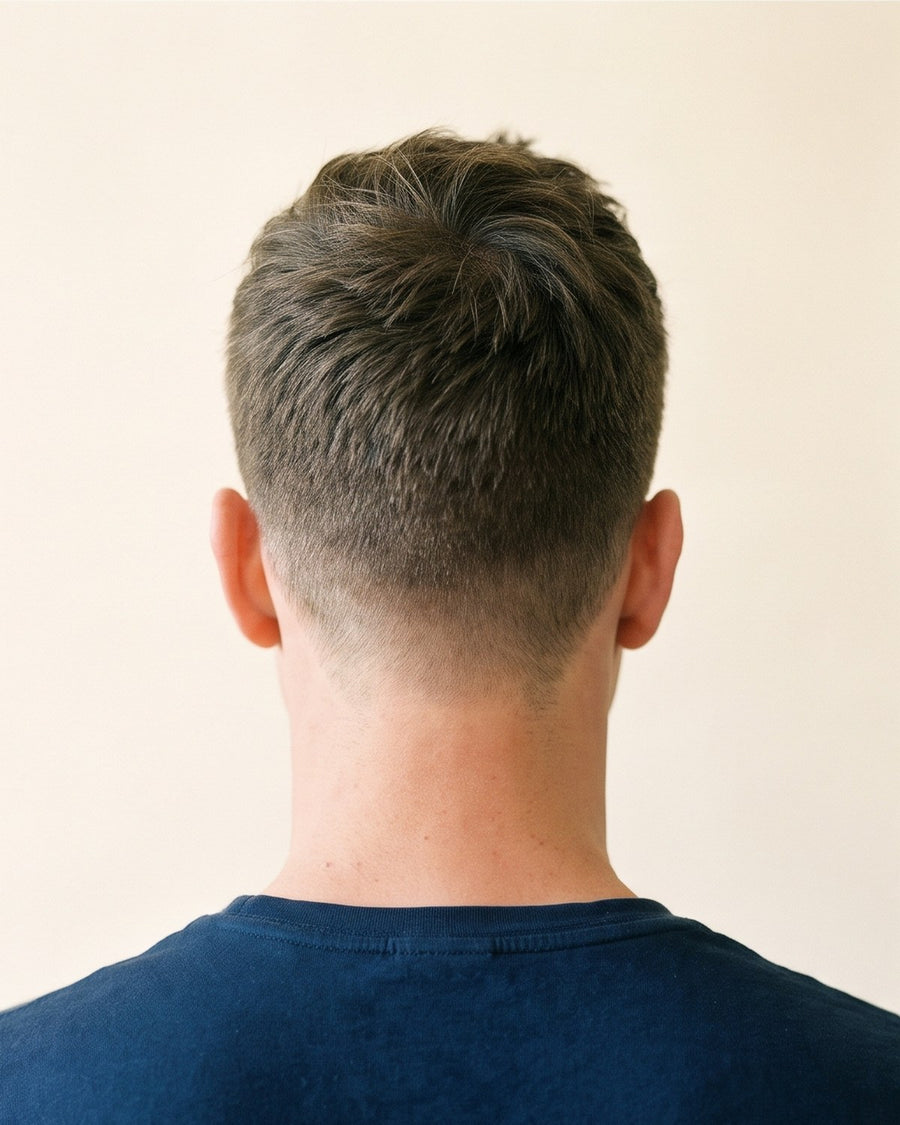 Quiff: hinten