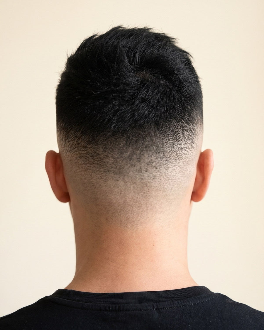 Skin Fade: hinten