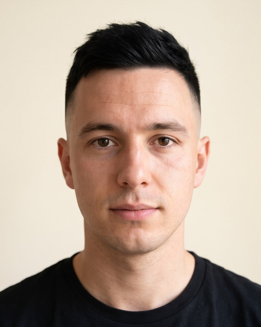Skin Fade: vorne