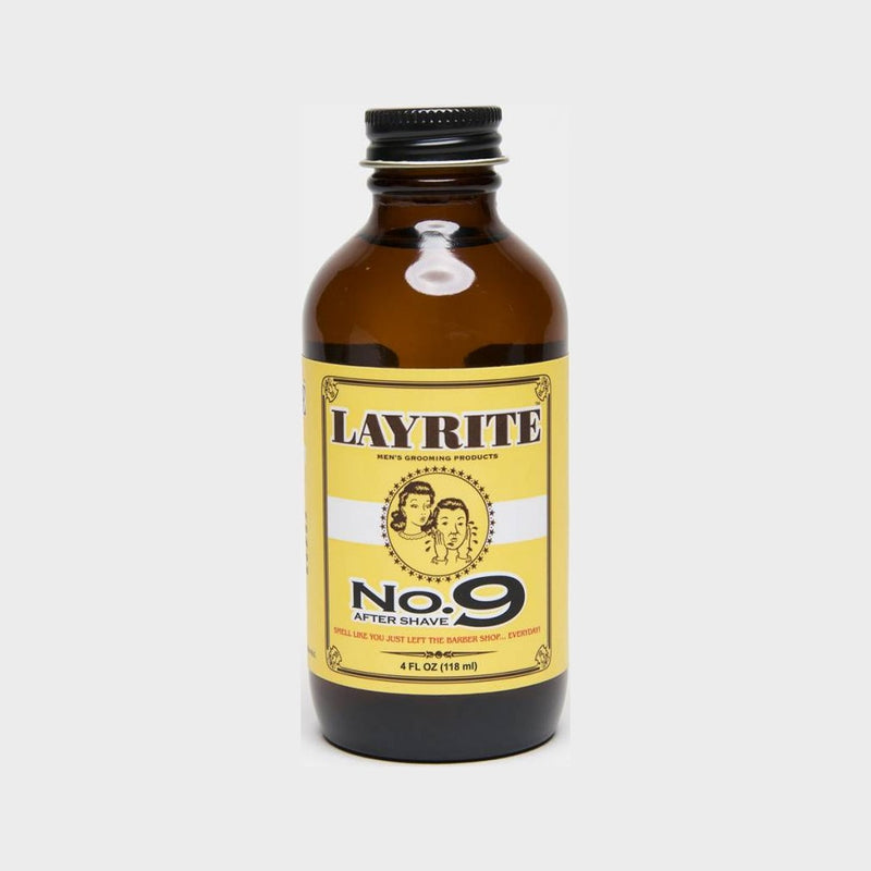 Layrite No.9 Bay Rum Aftershave 118 ml - fles, vooraanzicht