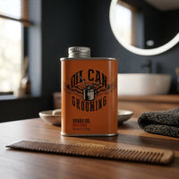 Oil Can Grooming Baardolie Iron Horse - lifestyle setting