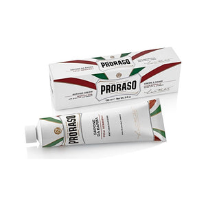 Proraso Scheercrème Sensitive 150 ml - tube, vooraanzicht