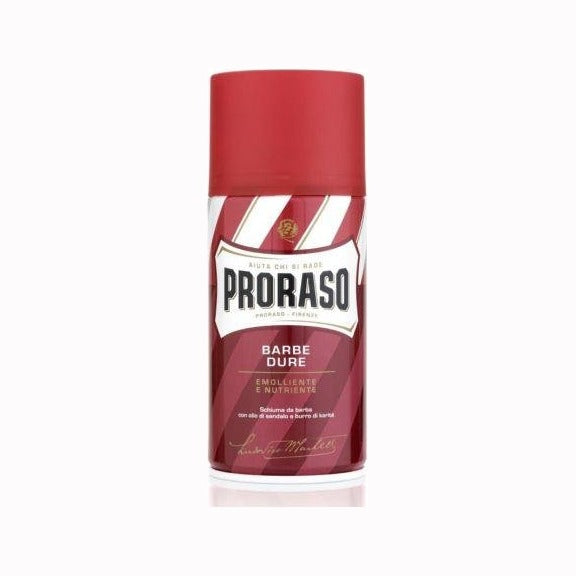 Proraso Scheerschuim Sandalwood 300 ml - spuitbus, vooraanzicht