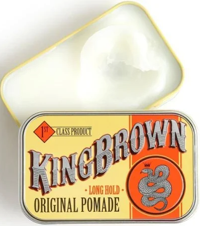 King Brown Original Pomade - pot vooraanzicht