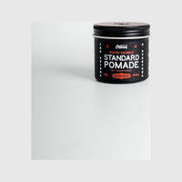 O'Douds Standard Pomade - Vorderansicht geschlossener Tiegel mit schwarzem Etikett