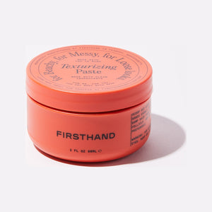 Firsthand Supply Texturizing Paste - Vorderansicht geschlossener oranger Tiegel mit Deckel