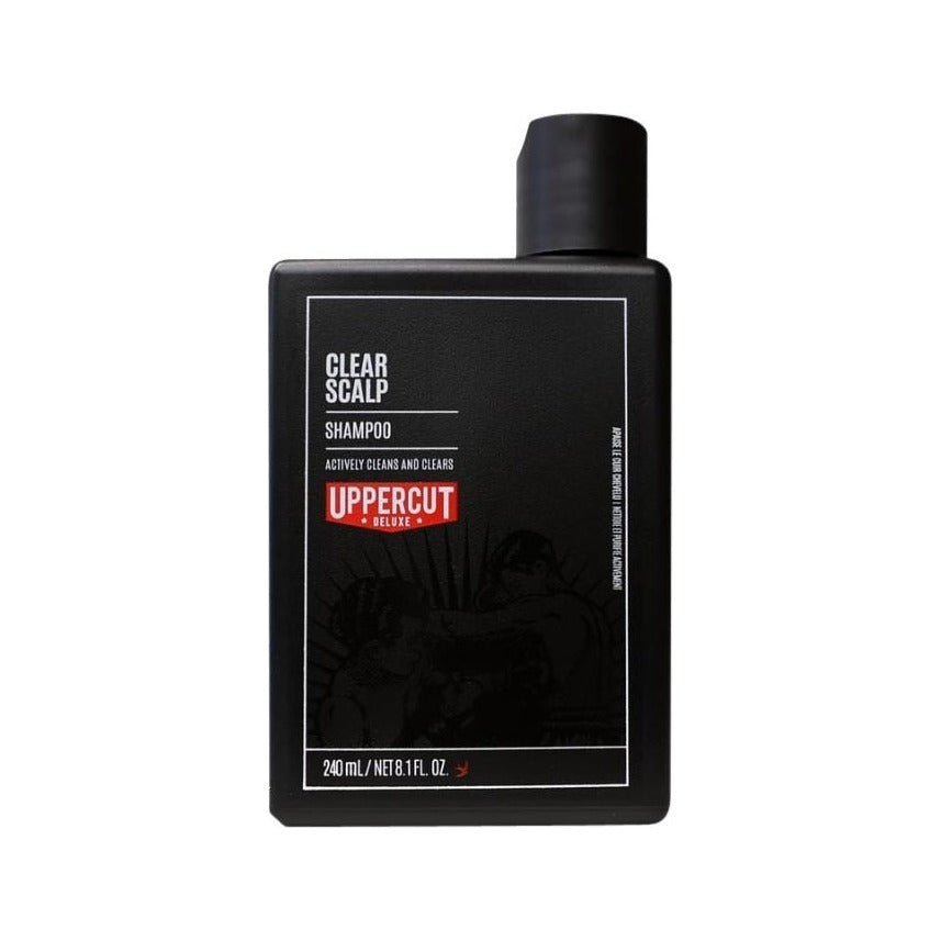 Uppercut Clear Scalp Shampoo 240 ml - fles, vooraanzicht
